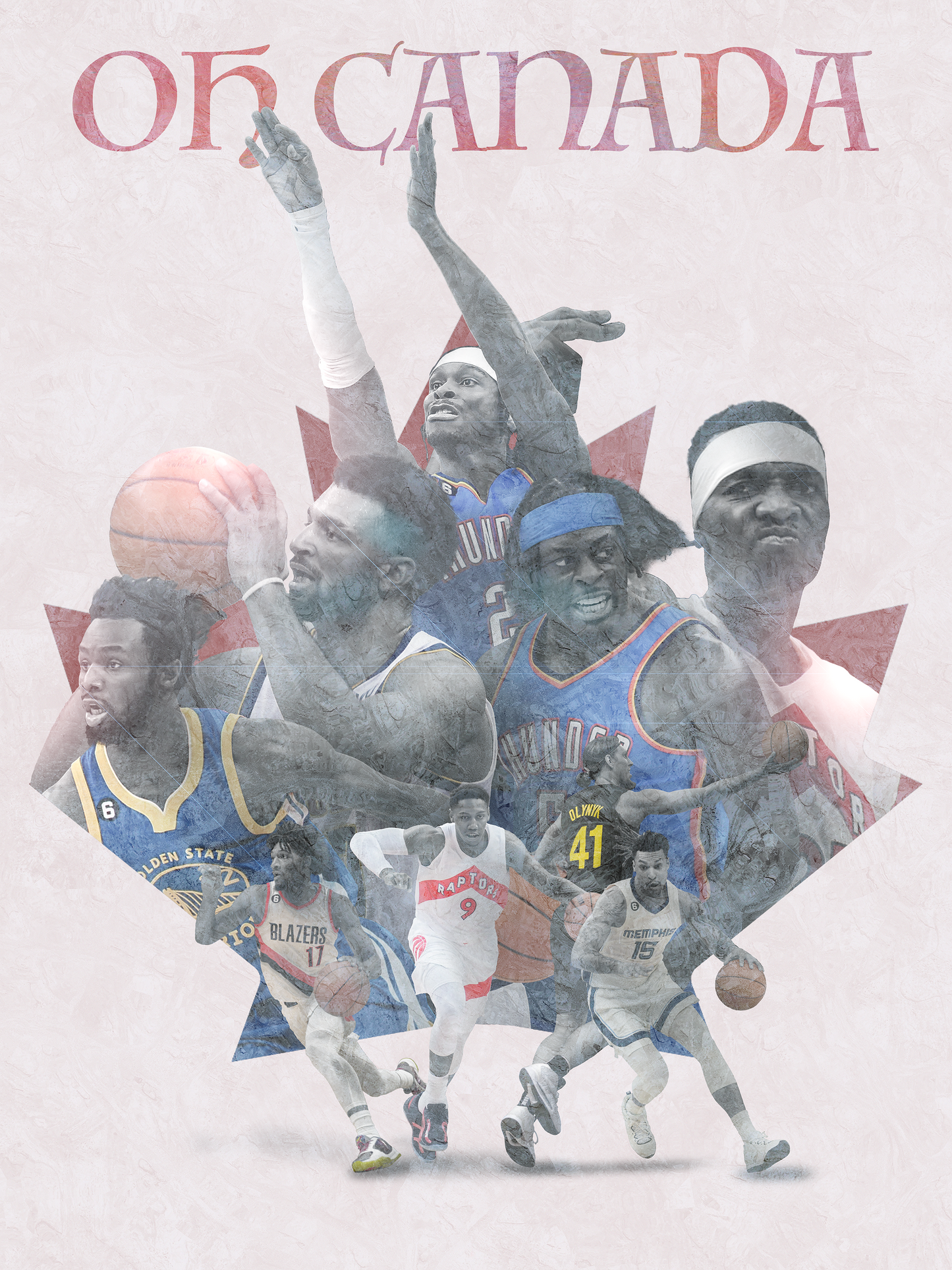 "Oh Canada" NBA Print